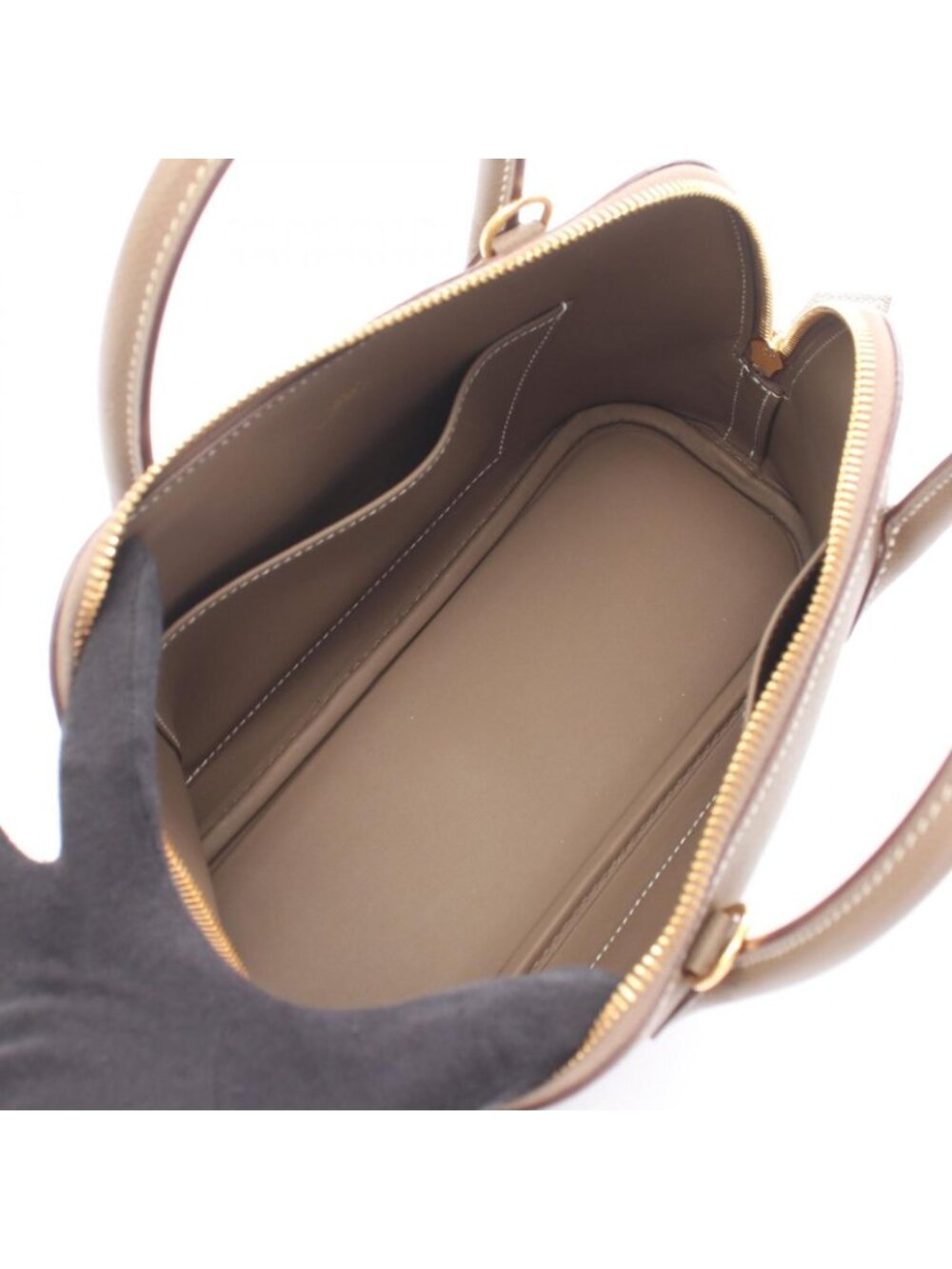 Hermes Handbag Bolide 1923 25 Etoupe 2-Way - Picture 3 of 10